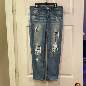 Hi Rise Jegging Crop jeans.